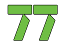 's car number, #77