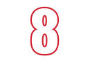 's car number, #8