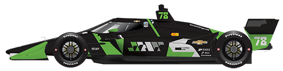 Driver of the #78 Conor Daly's Car Livery