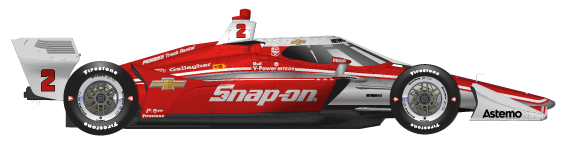 Driver of the #2 Josef Newgarden's Car Livery
