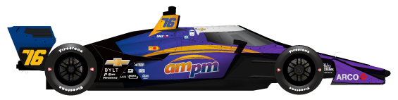 Driver of the #76 Conor Daly's Car Livery