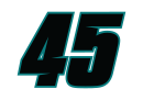 Louis Foster's car number, #45