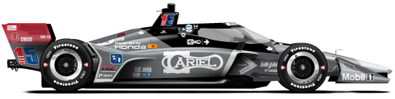 Driver of the #15 Graham Rahal's Car Livery