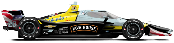 Driver of the #20 Alexander Rossi's Car Livery