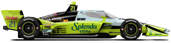 Driver of the #21 Christian Rasmussen's Car Livery