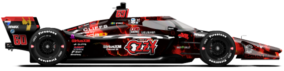 Driver of the #60 Felix Rosenqvist's Car Livery