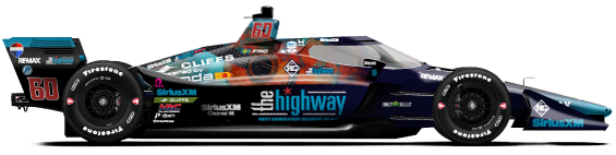 Driver of the #60 Felix Rosenqvist's Car Livery