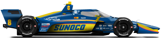 Kyffin Simpson car side profile