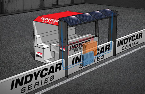 Solar Pit Stand