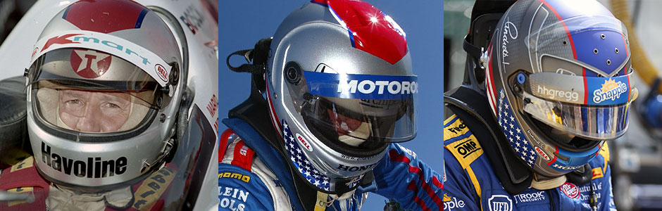 Mario Andretti, Michael Andretti, and Marco Andretti