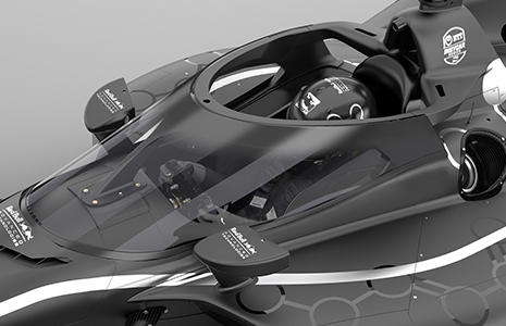 2020 Aeroscreen Rendering
