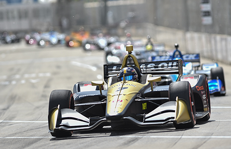 Marcus Ericsson on track Detroit