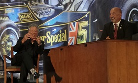 Thumbnail for Fellow drivers convene to honor Mario Andretti
