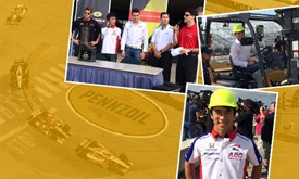 Thumbnail for Drivers assist in Houston track build with some heavy lifting