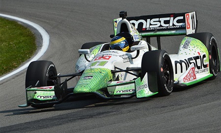thumbnail for Bourdais also quickest on a dry road course