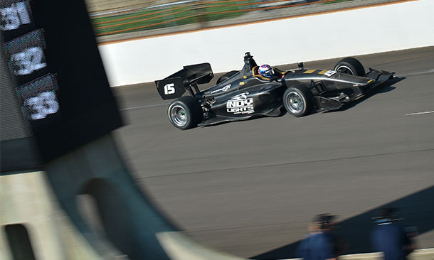 Scott Dixon in IL-15 Car