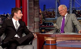 Thumbnail for Champion's tour includes visit at 'Letterman'