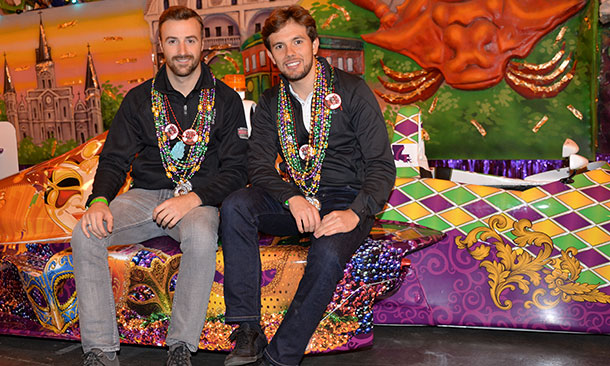James Hinchcliffe and Carlos Munoz