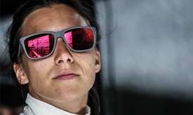 Thumbnail for Simona de Silvestro uninjured as race car catches fire during practice