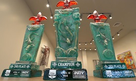 Thumbnail for NOLA trophies capture the essence of area, track