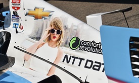 Thumbnail for Taylor Swift to ride with Kanaan at Belle Isle