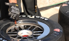 Thumbnail for Firestone tire test, team testing on the IMS oval
