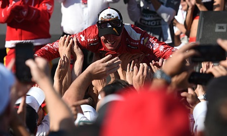 thumbnail for Ganassi, Dixon catch a wave after title clincher