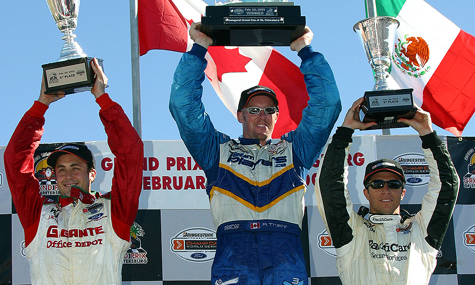 Inaugural Grand Prix of St. Petersburg Podium 2003