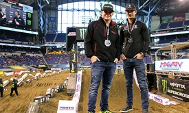 Thumbnail for Rookies Daly, Rossi get learning experience at Supercross event