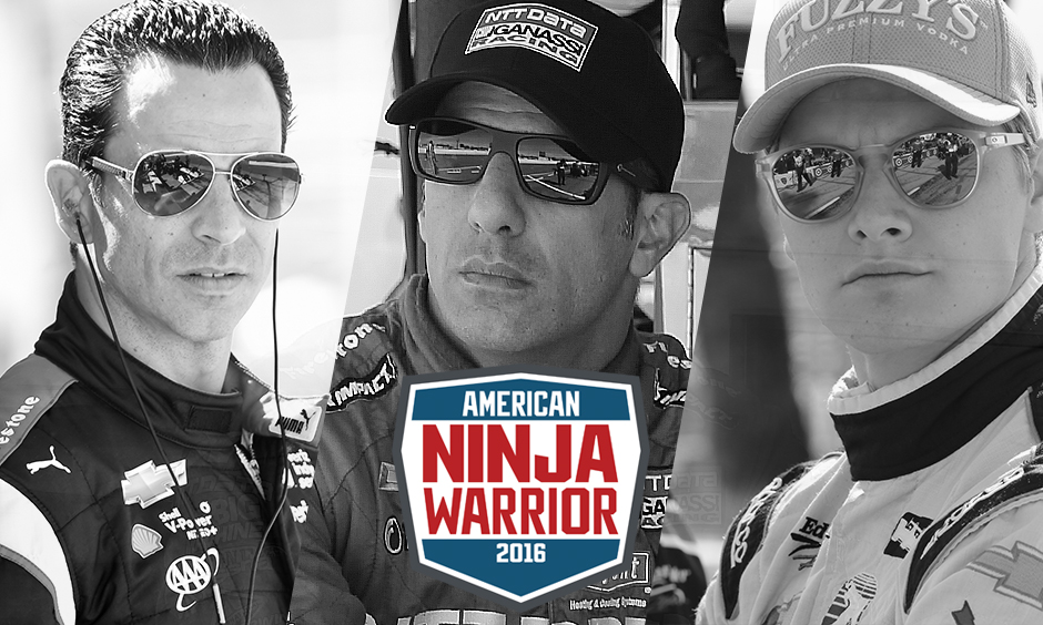 Helio Castroneves, Tony Kanaan, and Josef Newgarden