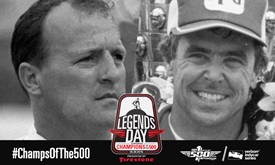 Thumbnail for Four-time winners Foyt, Mears squared off in final round of #ChampsOfThe500