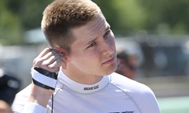 Thumbnail for Newgarden 15th in practice in return to cockpit after Texas crash