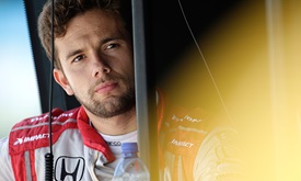 Thumbnail for Munoz loves INDYCAR racing, wants to race for many years