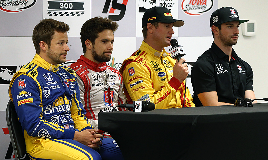 Ryan Hunter-Reay and Marco Andretti