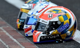 Thumbnail for INDYCAR drivers take their helmet designs personally