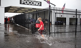 Thumbnail for Rain washes out ABC Supply 500 at Pocono Raceway until Monday