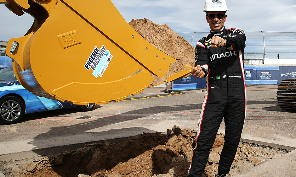thumbnail for Castroneves digs chance to help start Phoenix facility renovation