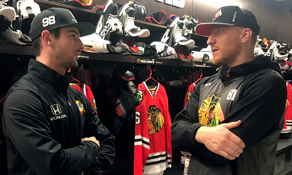 Alexander Rossi and Marion Hossa