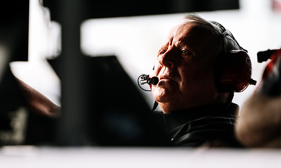 A.J. Foyt on pit lane