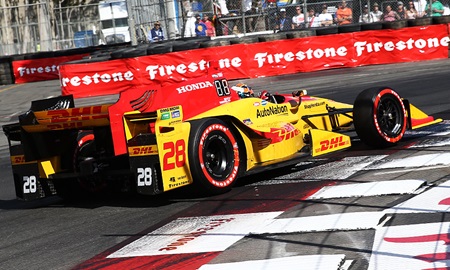 thumbnail for Hunter-Reay, Rossi ready to roll with top-five Long Beach starting spots