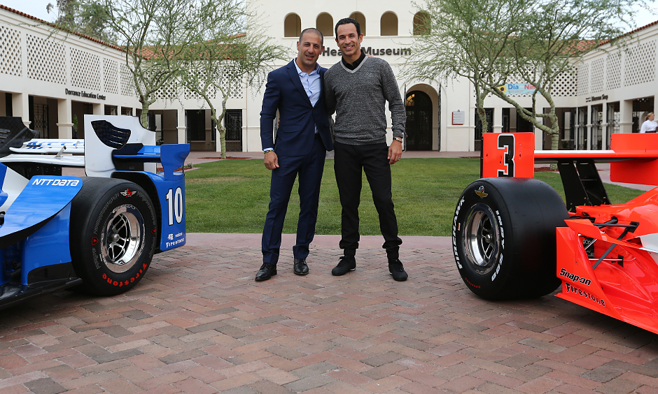 Tony Kanaan and Helio Castroneves