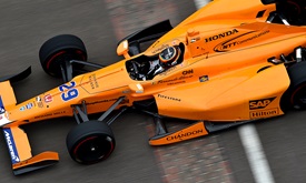 Thumbnail for Alonso breezes through Indianapolis rookie orientation test