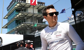 Thumbnail for Aleshin enjoys running full throttle in INDYCAR