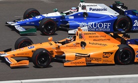 Thumbnail for Alonso's bid for second leg of triple crown falls 20 laps short