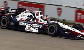 Thumbnail for Rahal sets track record to win pole for Belle Isle first race
