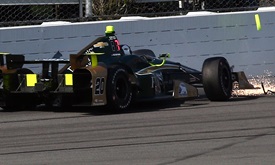 Thumbnail for Crashes mar day for several drivers at Pocono Raceway