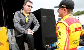 Thumbnail for Engineers from other Honda teams watch Indy test closely