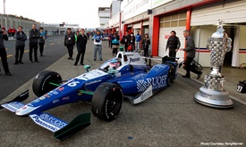 Thumbnail for Sato, Borg-Warner Trophy center of attention on Honda thanks day in Japan