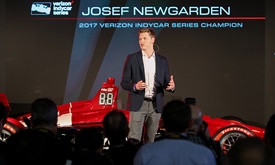 Thumbnail for INDYCAR champ Newgarden relishes challenge that new car presents drivers