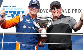 Thumbnail for Dixon delights in drive to second at INDYCAR Grand Prix
